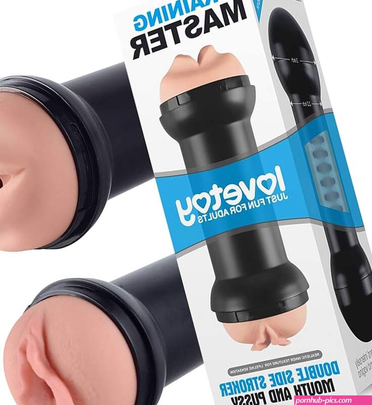 Masturbador Duplo Vagina e Boca Training Master Double Side Stroker Mouth and Pussy