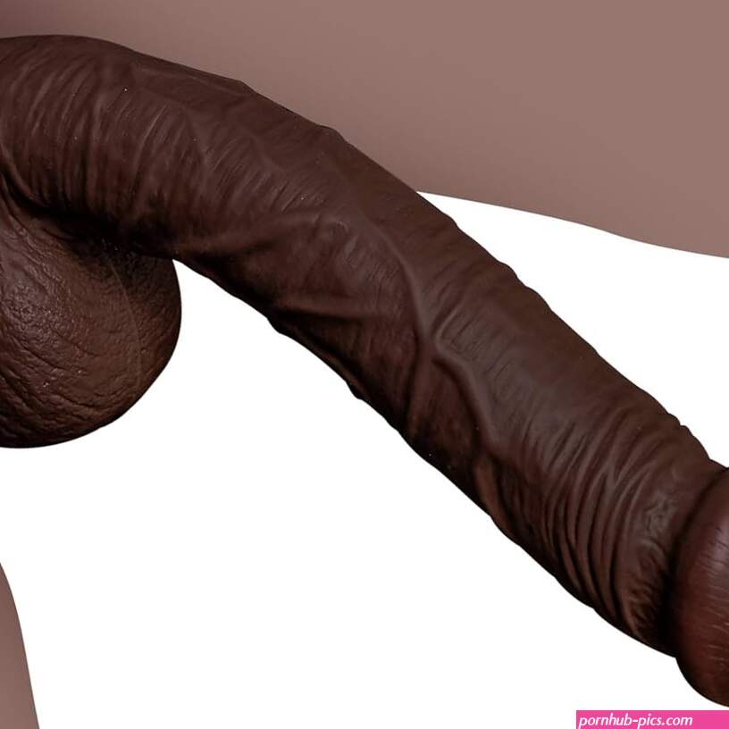 : 13.2 Inch Realistic Black Long Dildo Sex Toys 2 Diameter PVC Thick Big Dildos with Strong Suction Cup Lifelike BBC Huge Penis Stimulation Anal Vagina G-spot Adult Toys for Women