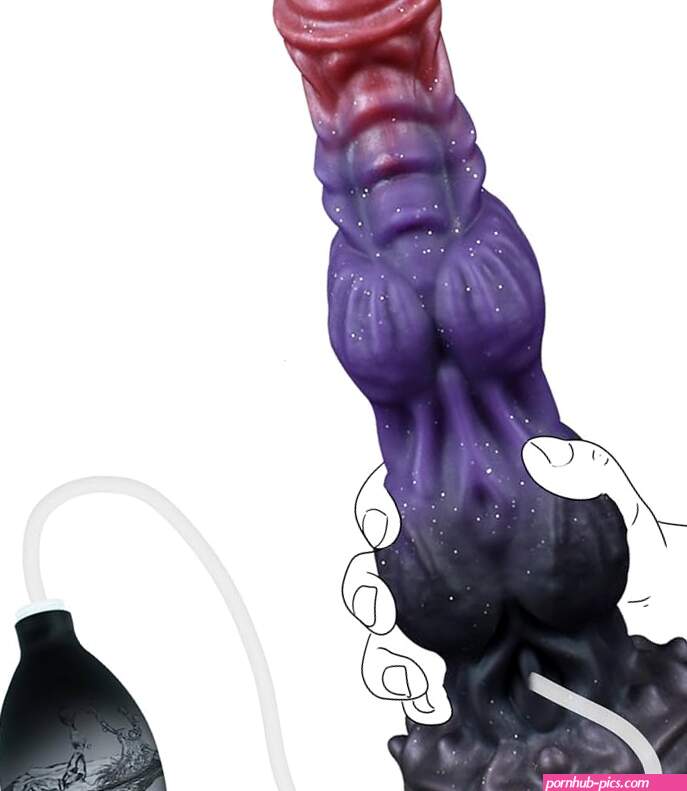 : 10.55 Huge Monster Dildo Big Fantasy Dildo with 2 Knots