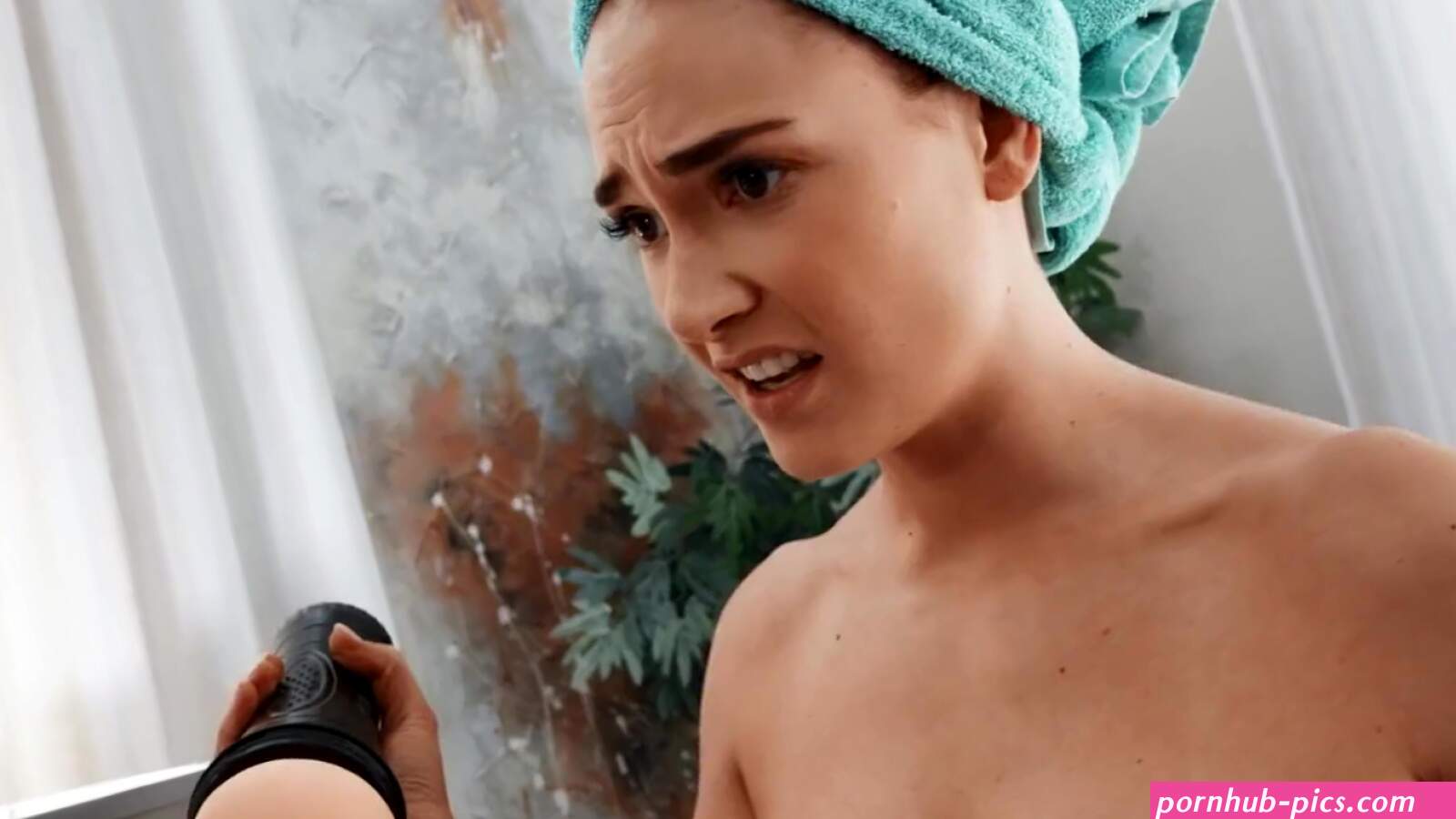 Redhead stepmom found a sex toy of her stepson