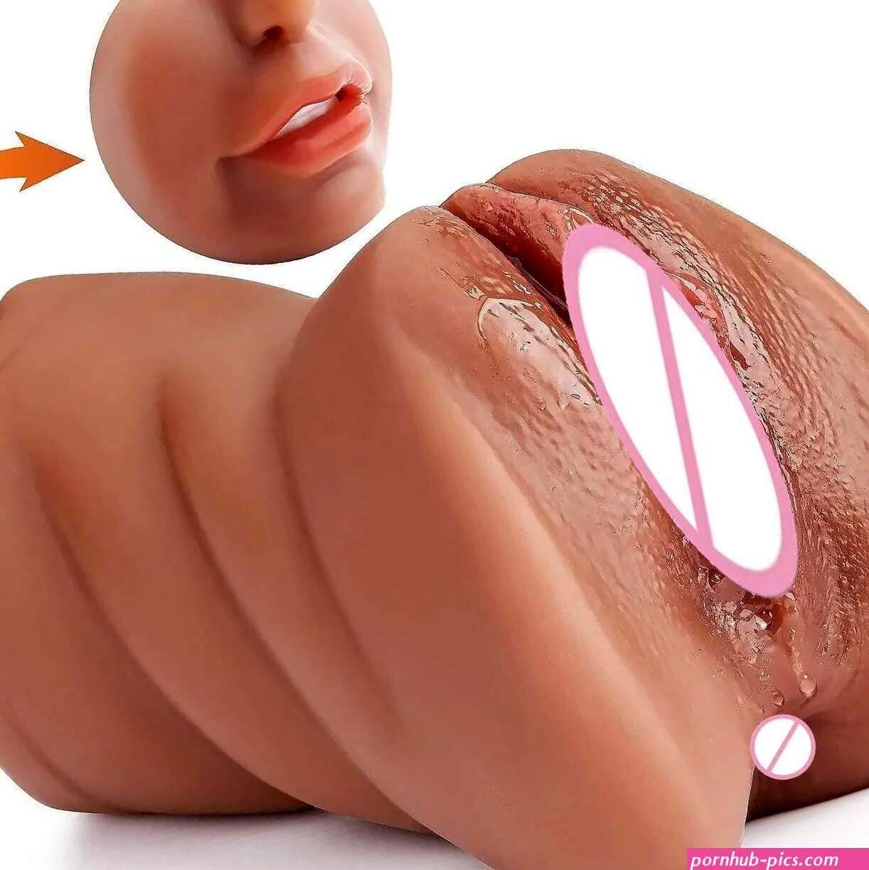 3-in-1 Silicone Adult Sex Toy Doll: Artificial Vagina Ass and Mouth