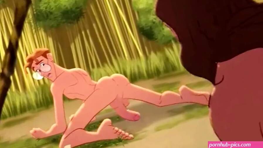 Cartoon seksfilm het bos