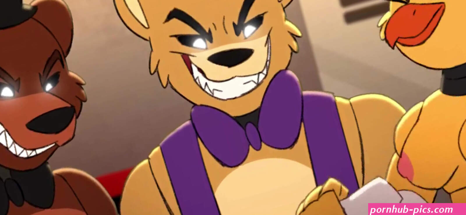 Furry cock cums inside