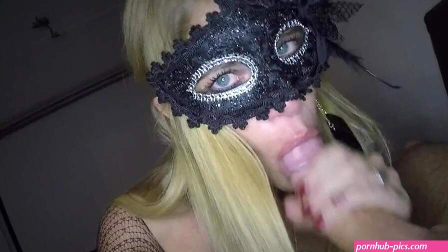 Dutch masked babe gets fucked in both holes and facial