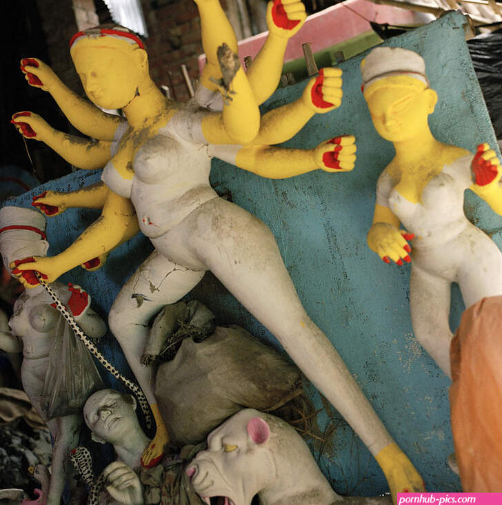 The Yellow Goddess Durga by Shaun Higson