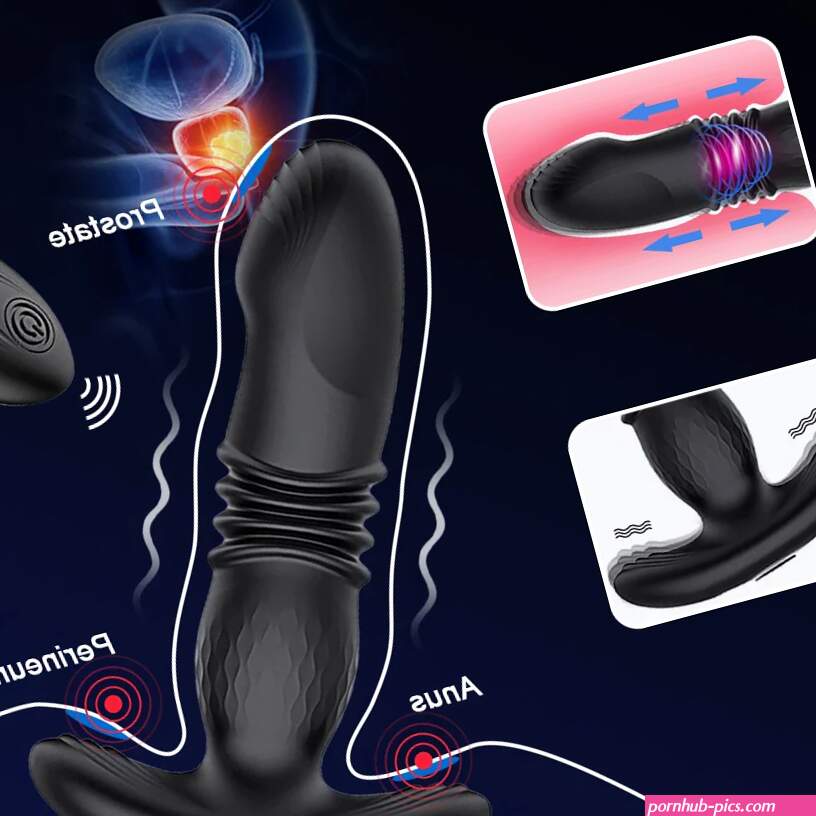 Telescopic Vibrating Butt Plug Anal Vibrator Wireless Remote Sex Toys