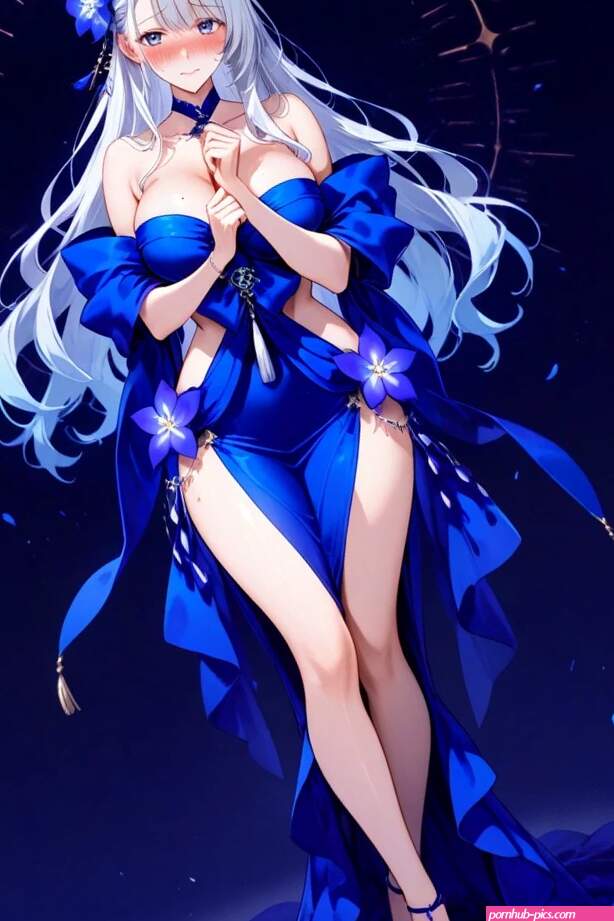 25 Naked Kaoruko Waguri From The Fragrant Flower Bloom With Dignity Hentai AI Porn