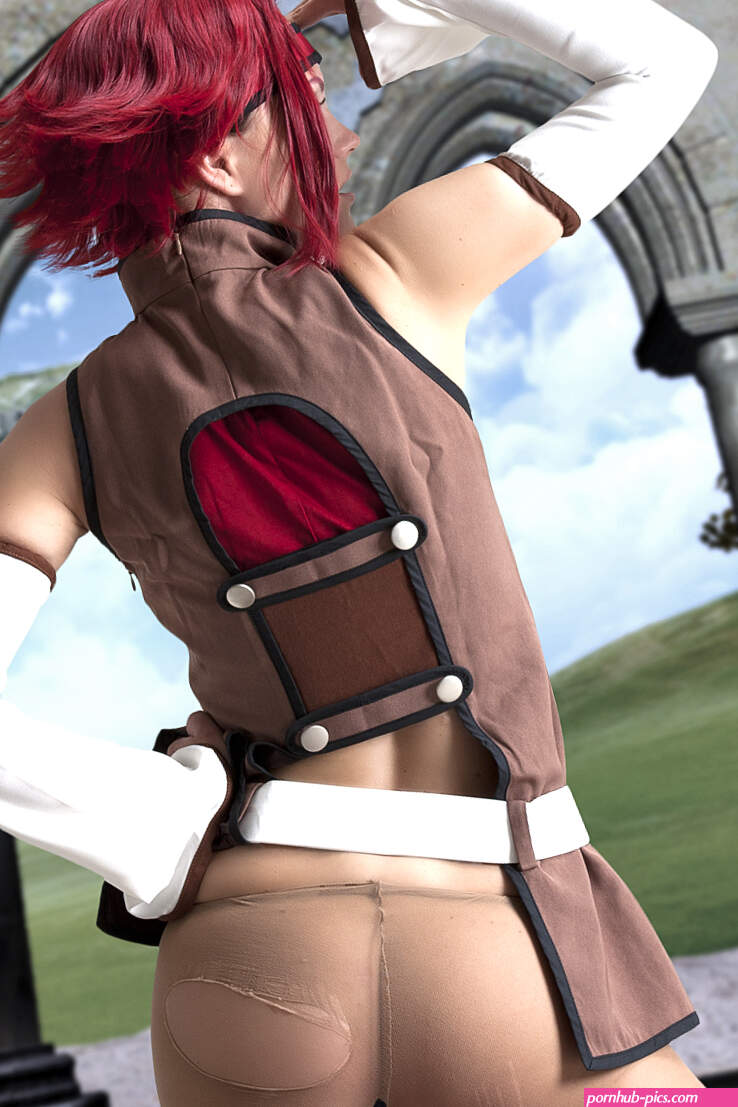Nayma Nude in Kallen Stadtfeld from Code Geass at Elite Babes