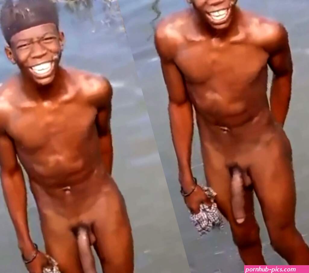 Black POC: HUNG Haitian teen bathes in river