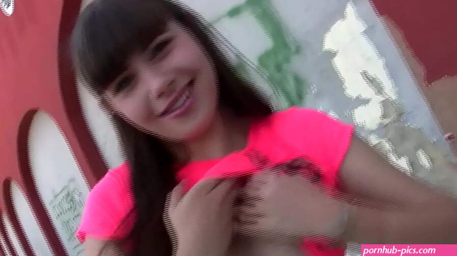 brunette teen Luna Rival pick up on the street and fucked hard
