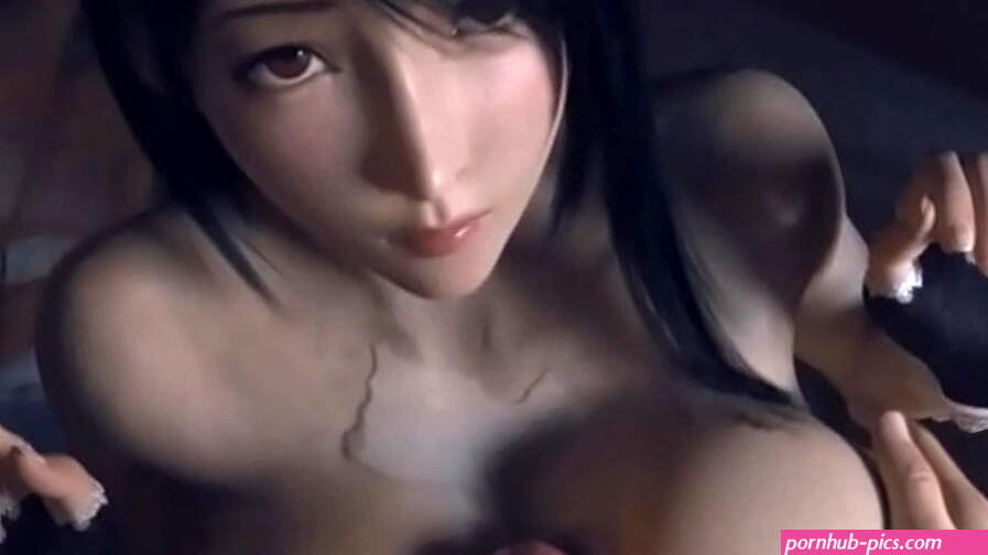 Final Fantasy Tifa lockhart giving a nice tit job 3D HENTAI hentai porn hentai sex realistic hentai game