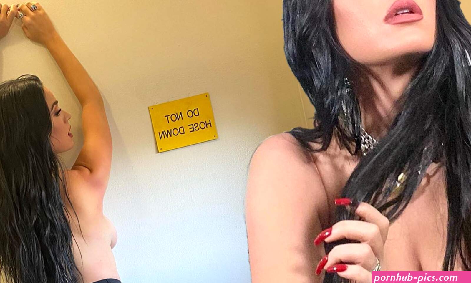 Topless Katy Perry shows off sideboob as she posts BTS snaps from her Vegas show