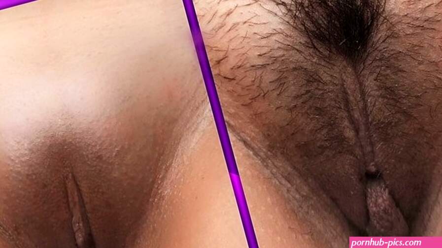 Sweet pussy before and after shaving very close up!