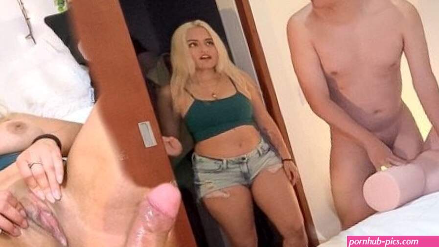 My STEP BROTHER is fucking a TANTALY SEX DOLL and convinces me to CUM in my PUSSY