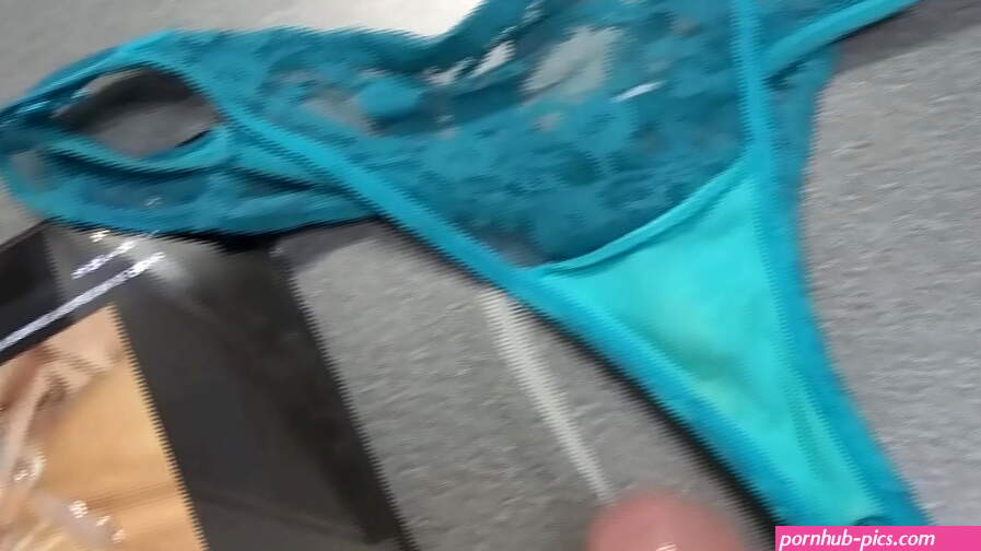 Great cumshots that my friends made to my wifes used panties photos and videos