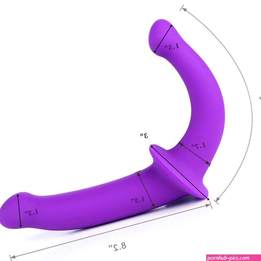 Double Ended Dildo Dualviolet Strapless Strap ons Play