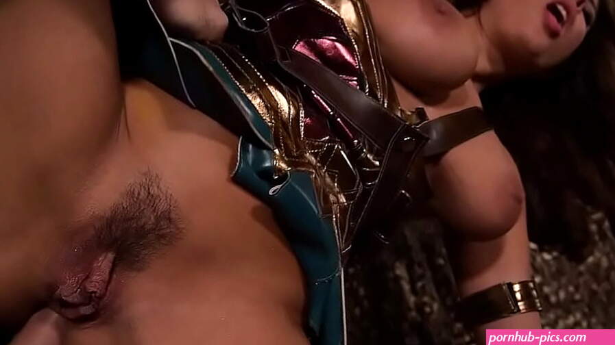 Super sexy Wonder Woman Anissa Kate spreads her hot legs for intensive fuck GP257
