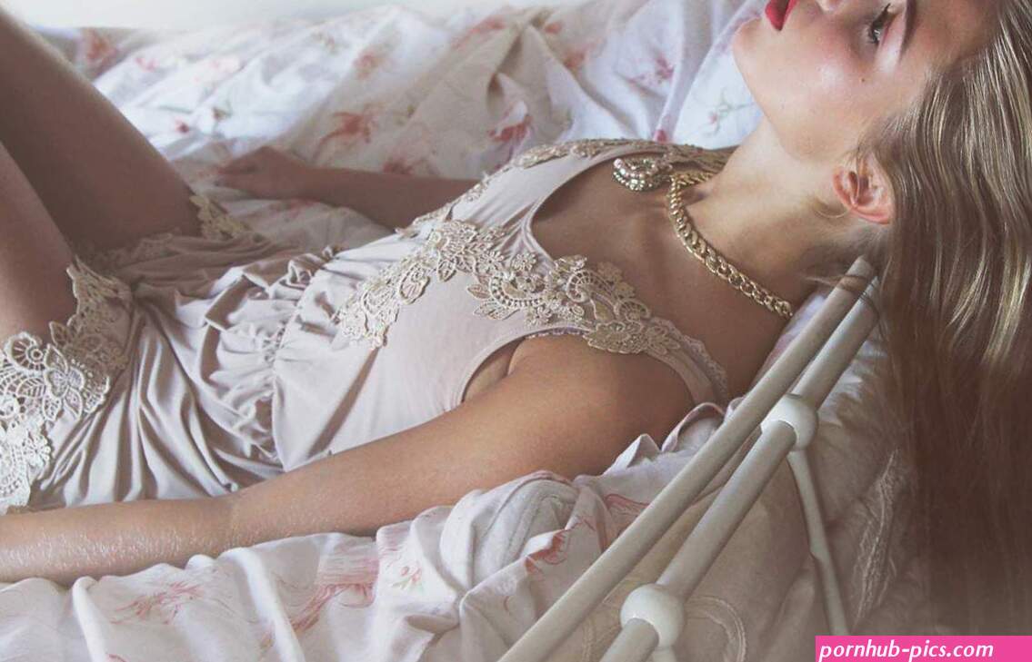 Hermione Corfield Sexy Poses Showing Off Her Hot Figure In Lingerie In A Photoshoot For C-Heads Magazine