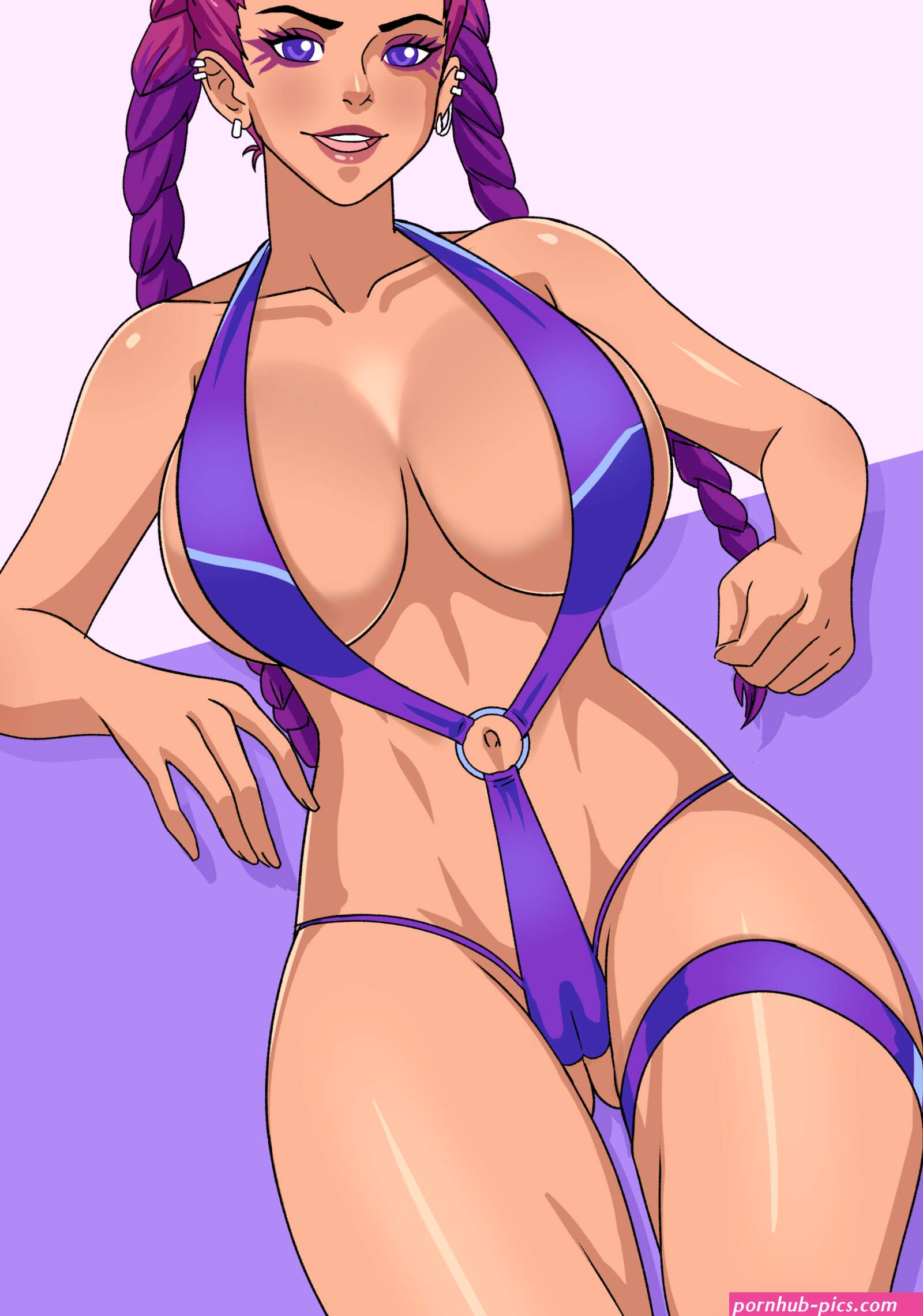 Loba from Apex bioluminescent scheme nude by KazibarArt on Newgrounds