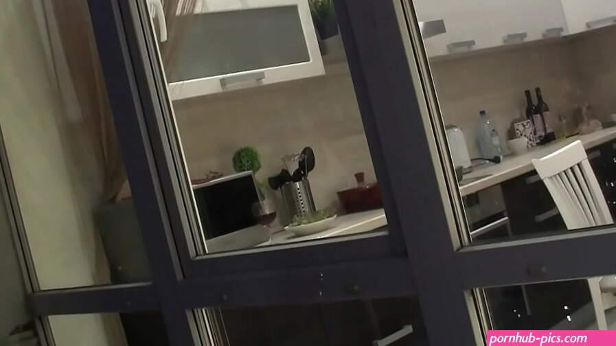 The hot girl-next-door is naked and somehow messing with me through her kitchen windows