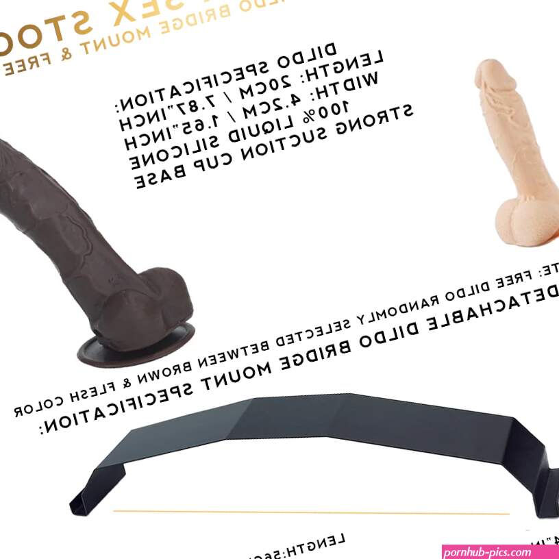 Sex Bounce Stool with Dildo Bridge Mount and FREE Suction Cup Dildo