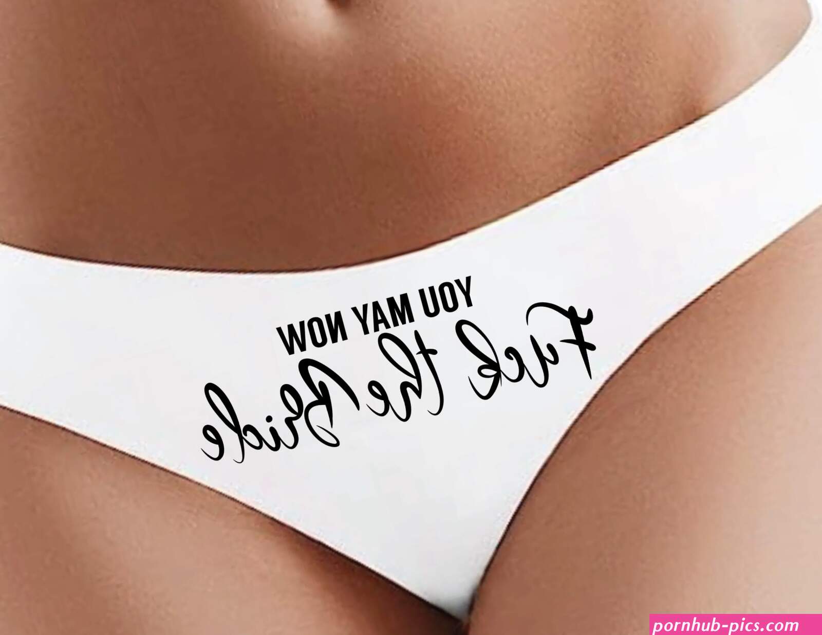 Customized Fuck the Bride Panties Wedding Night Lingerie Bridal Gift for Bride Groom