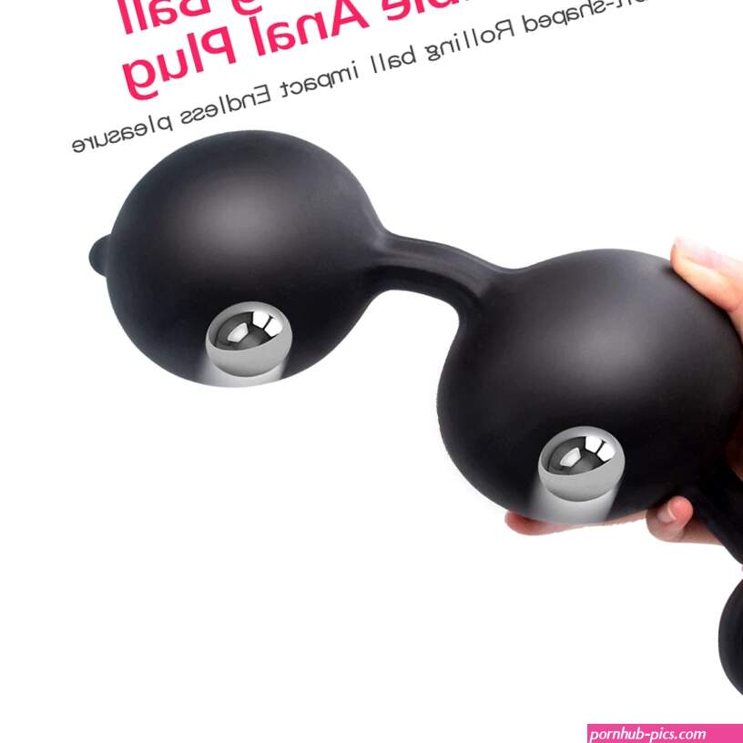 Plug Duplo Anal Inflvel Dilatador Grande com Bolinhas