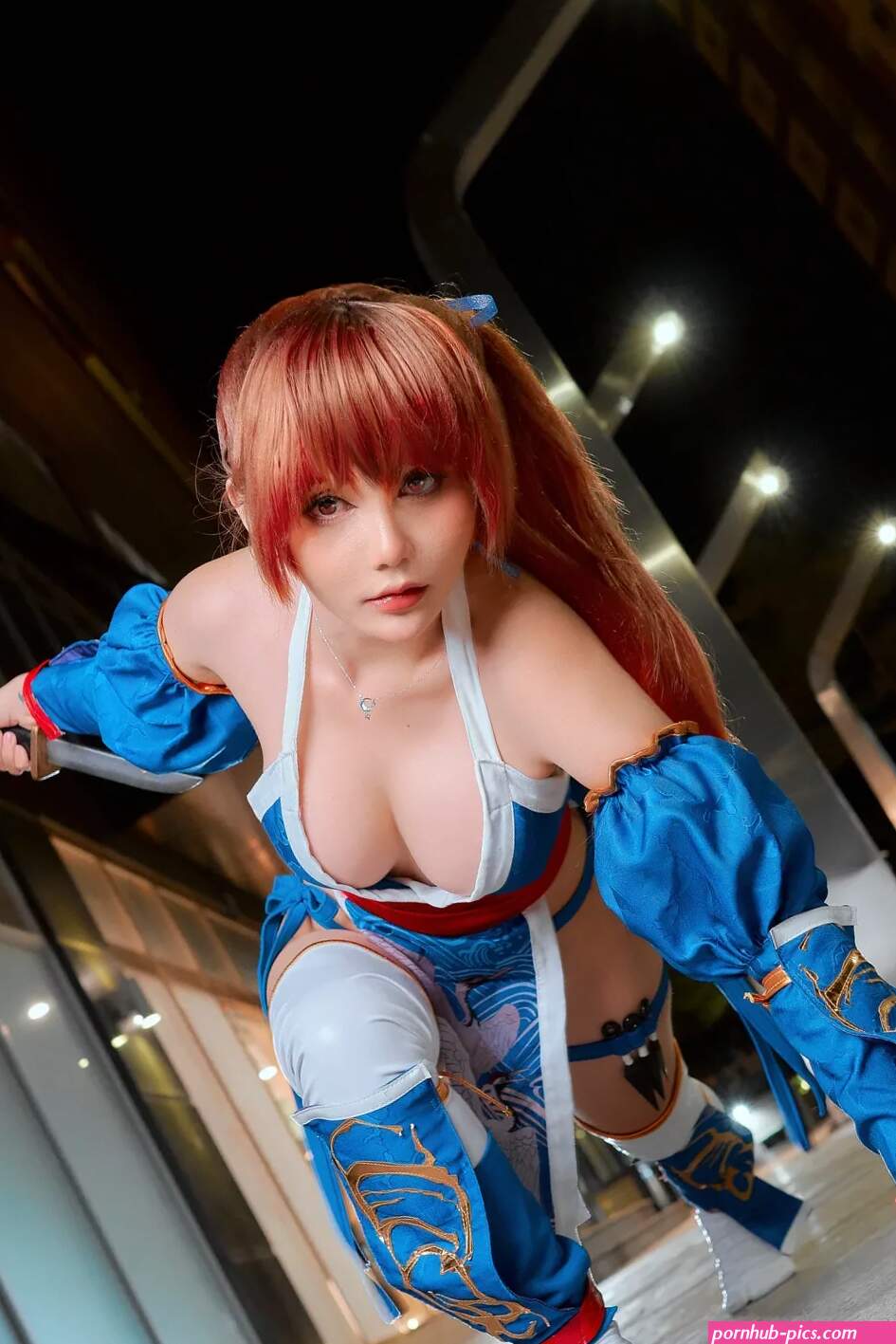 Model Joyce joycelin2x in cosplay Kasumi van Dead Or Alive