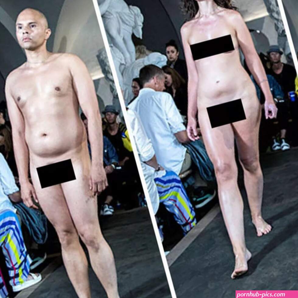 Nudity is the new black: Designer shocks with NAKED fashion show