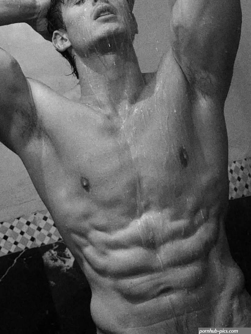 Pietro Boselli Is Wet and Naked in the Shower