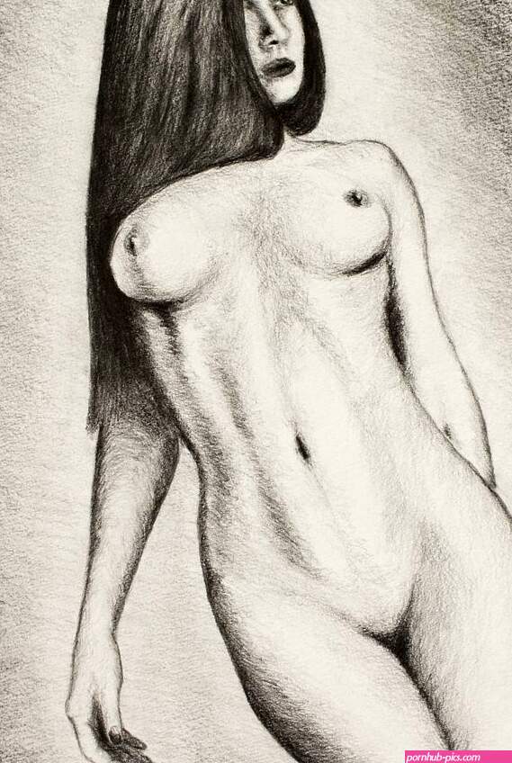 Nude Erotic graphite pencil drawing Drawing by Alex Ivanov