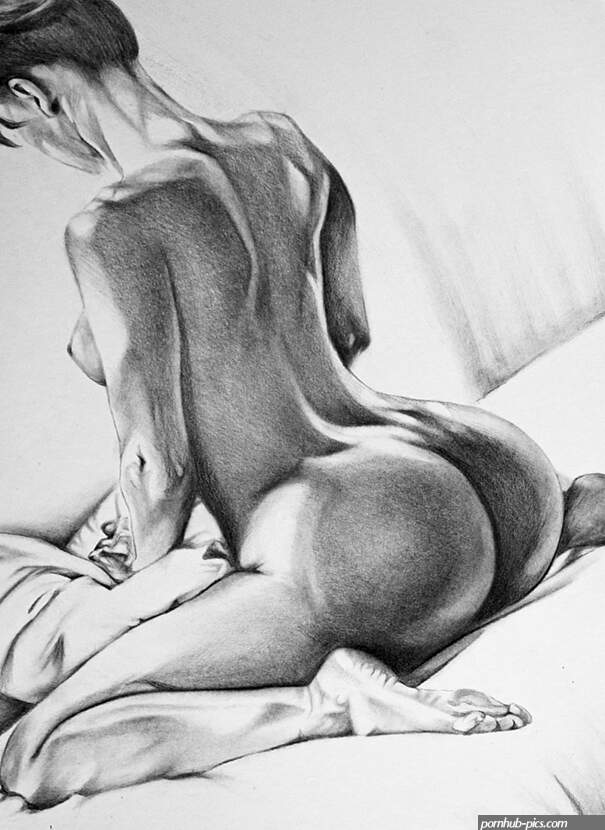 Nude Pencil Drawing Personalized Sketch From Photo!
