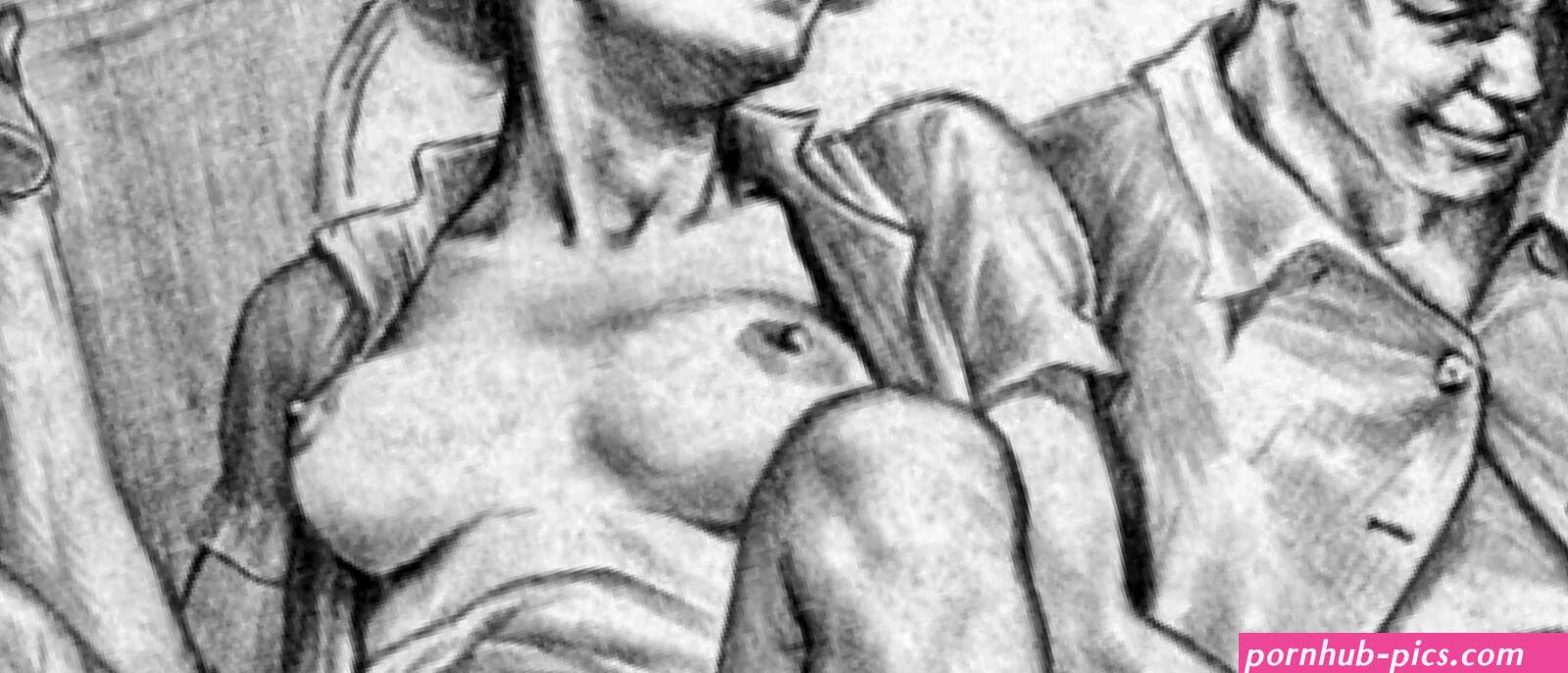 Tom Poulton Erotic Drawing