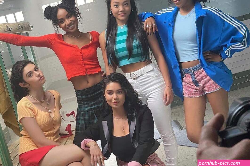 Riele Downs Kylie Liya Page Genneya Walton Aulii Cravalho and Nicole Maines