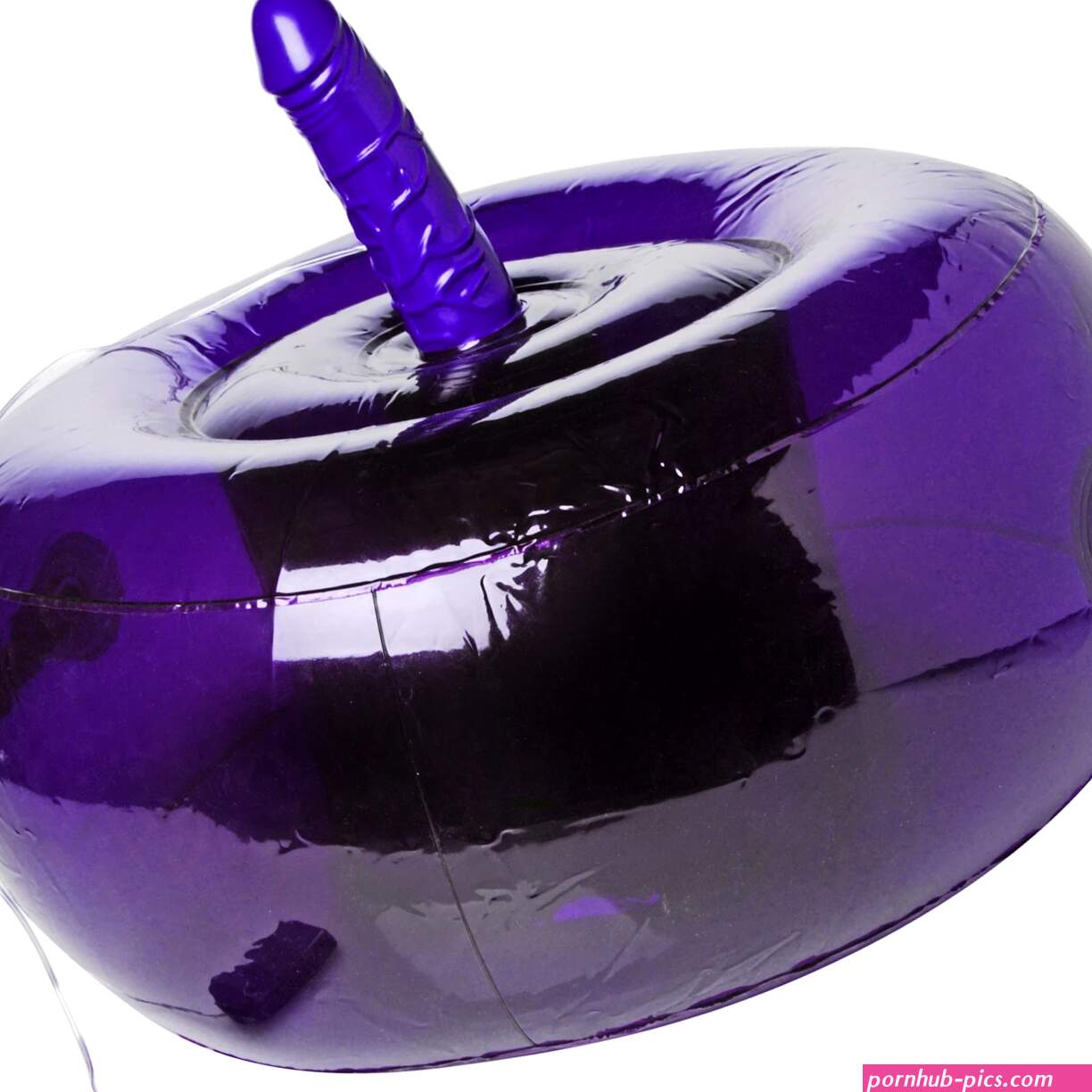 Frisky Sit-and-Ride Opblaasbare Stoel met Vibrerende Dildo