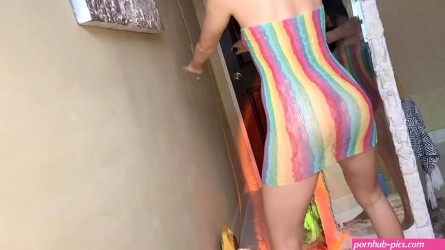 Transparent Try-On Haul With Mirror View