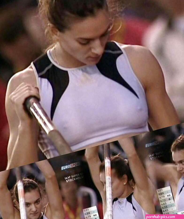 Sporting Oops Camel Toe Nipple Glides Taut