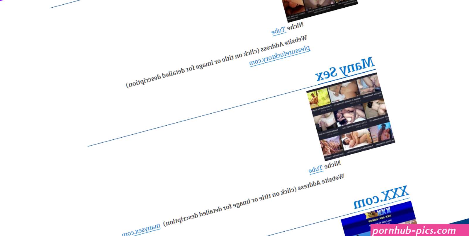 Niche Porn Sites Top-12 Porn and Adult Sites List and Directories like