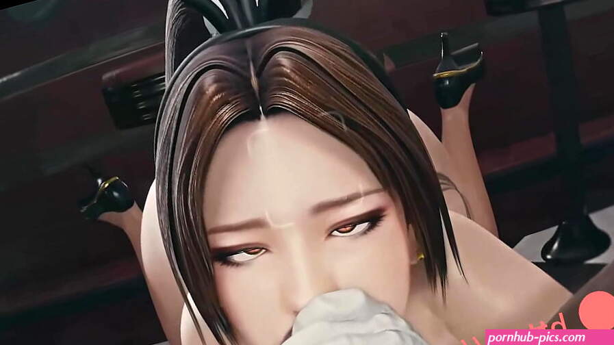 3D Animation Bunny Girl deepthroat BBC Overwatch