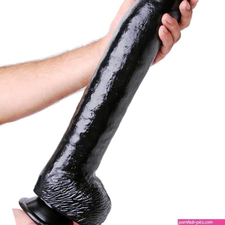 Black Destroyer 17 Inch Huge Realistic Dildo w Suction Cup
