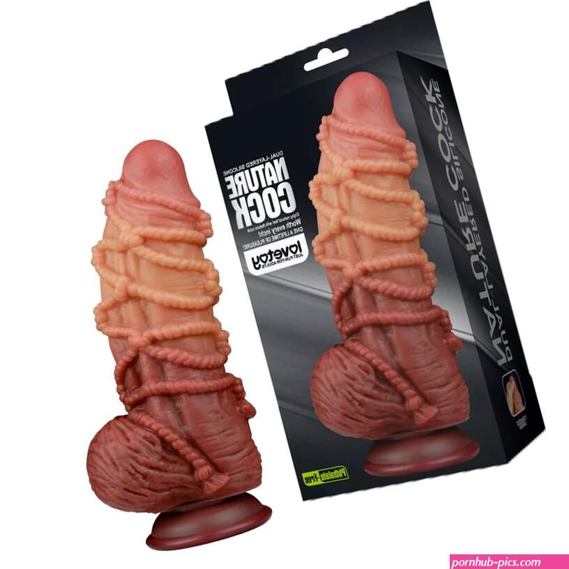 Lovetoy Extreme Dildo With Rope Pattern