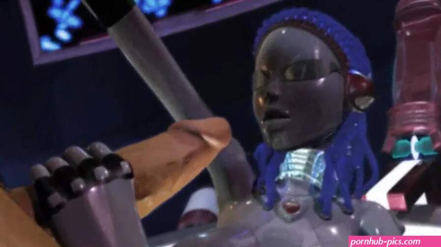 Alien robot fucks with male guy in 3d cartoon