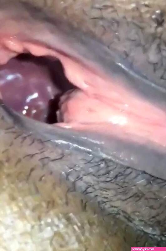 Wide Open Big Black Pussy Hole