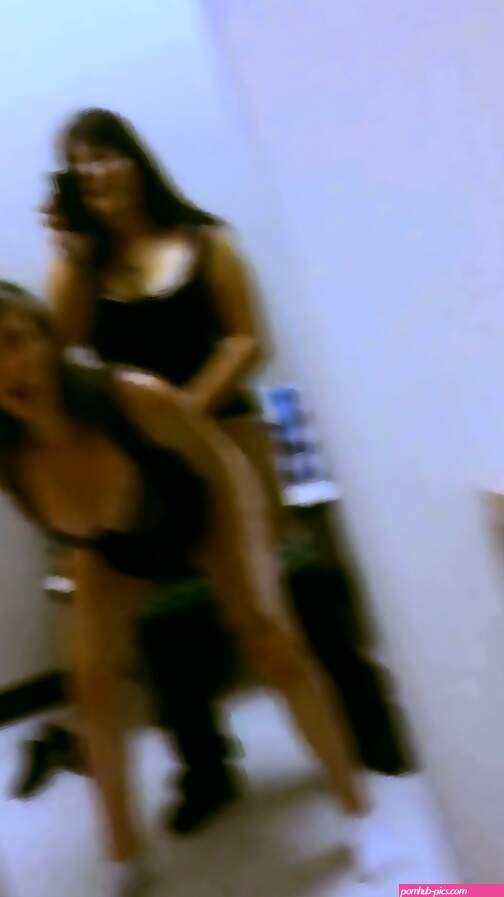 Kinky Lesbian Webcam Babes Strapon Fuck In Public Changing Room