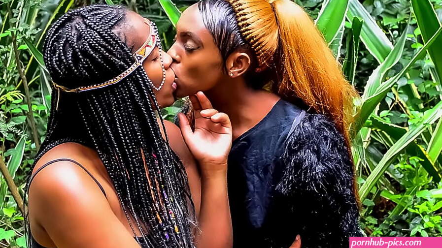 African festival outdoor lesbian makeout after the molly hits