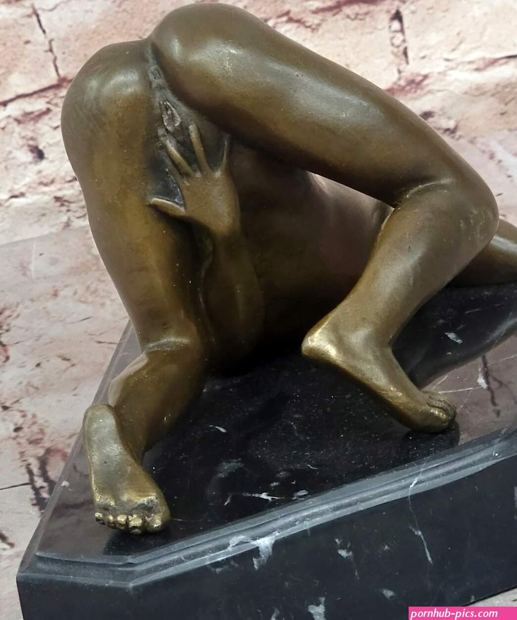 Bronze Nude Women Sculpture Erotic Abstract Gift Sexual Naked Lady Sta