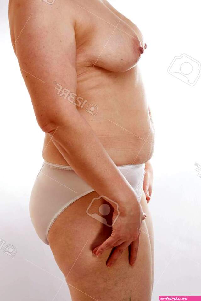 Naked 40-year-old Woman With Sagging Breasts Overweight Stretch Marks And Cellulite On A White Isolated Background. Concept For Medicine And Cosmetology Stock Photo Picture and Royalty Free Image. Image 146104244.