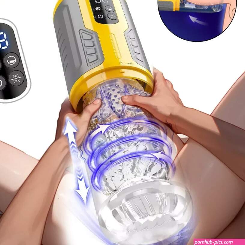 Telescopic Male Masturbator Vagina Masturbation Equipment Sex Toys for