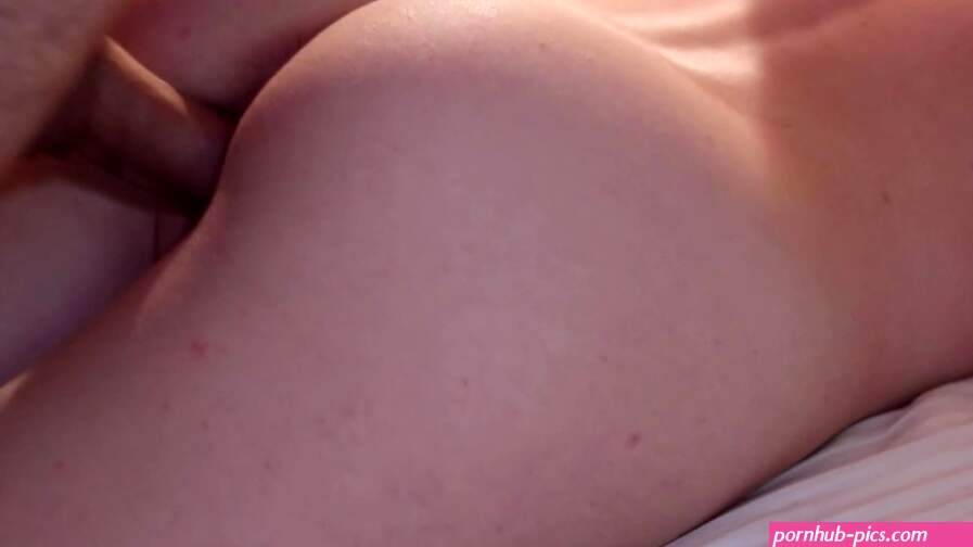 SPOONING position. CLOSE UP pussy fuck and huge load cum