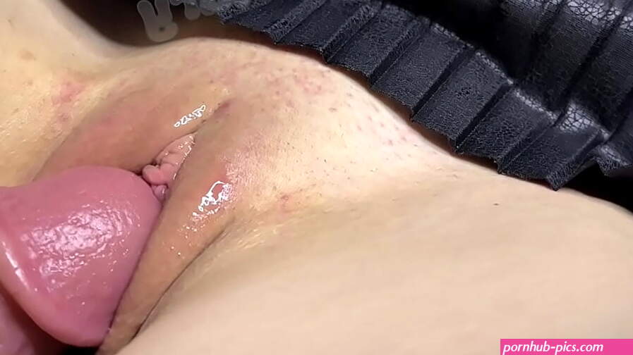 big cock creampie cum in dripping shaved pussy closeup